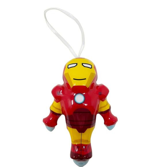 Hallmark Marvel Iron Man Decoupage Christmas Tree Ornament Avengers Comic - Picture 1 of 9